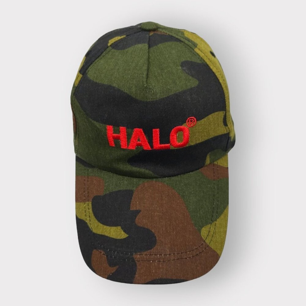 Halo Camo Adjustable Tuck Strap Camouflage Cap Hunting Trucker Baseball Hat
